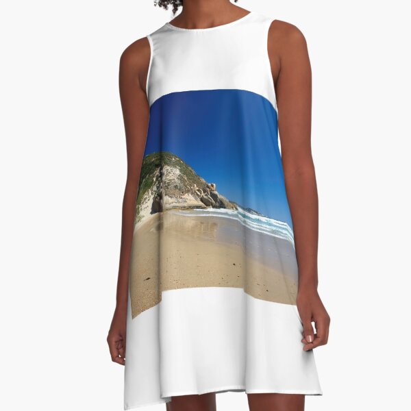 Tongue Point A-Line Dress