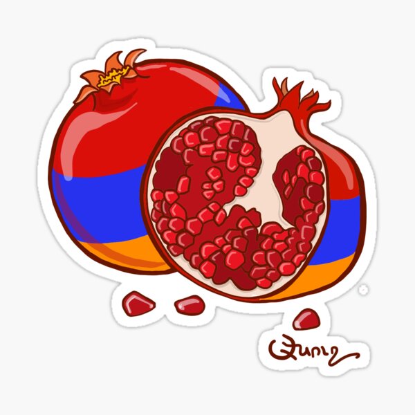 Armenian Pomegranate Sticker