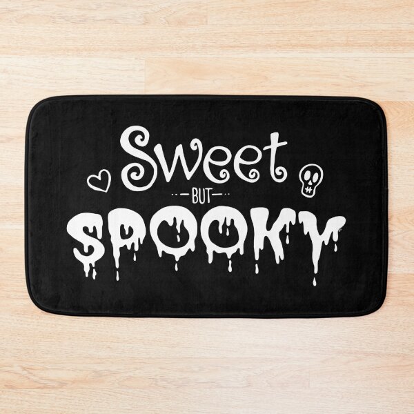 Item preview, Sweet but Spooky - White on Black designed and sold by FlyingDodo.