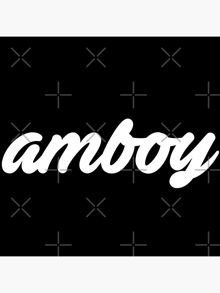 "AMBOY FILIPINO AMERICAN BOY" Poster by aydapadi Redbubble
