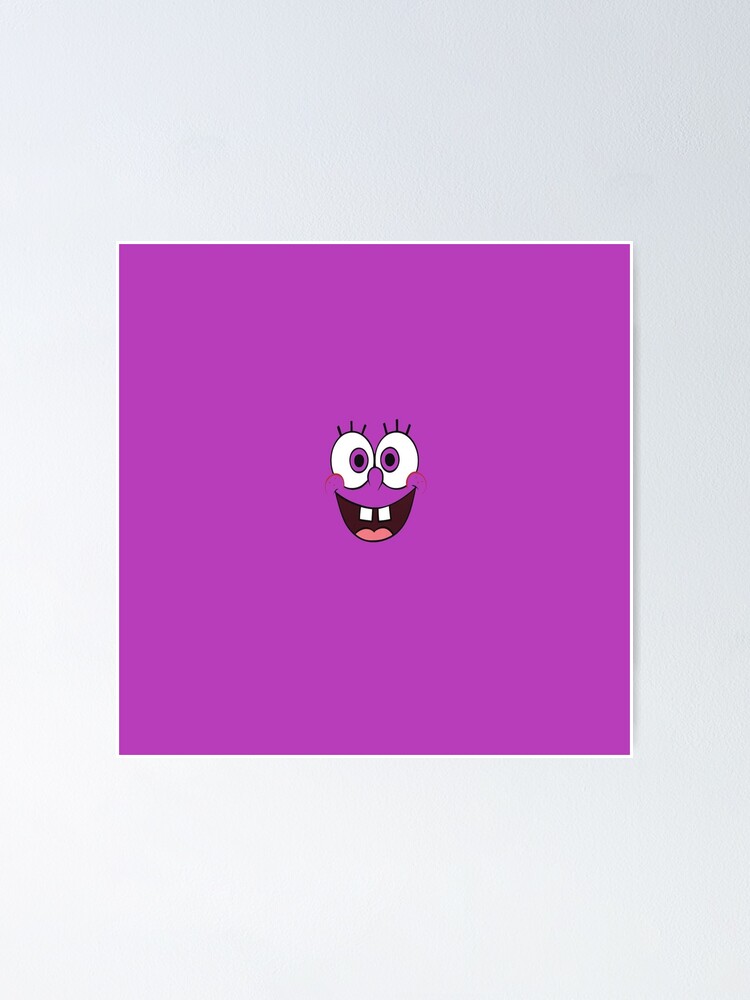 "spongebob (Purple)" Poster for Sale by gibinjoy8054 | Redbubble