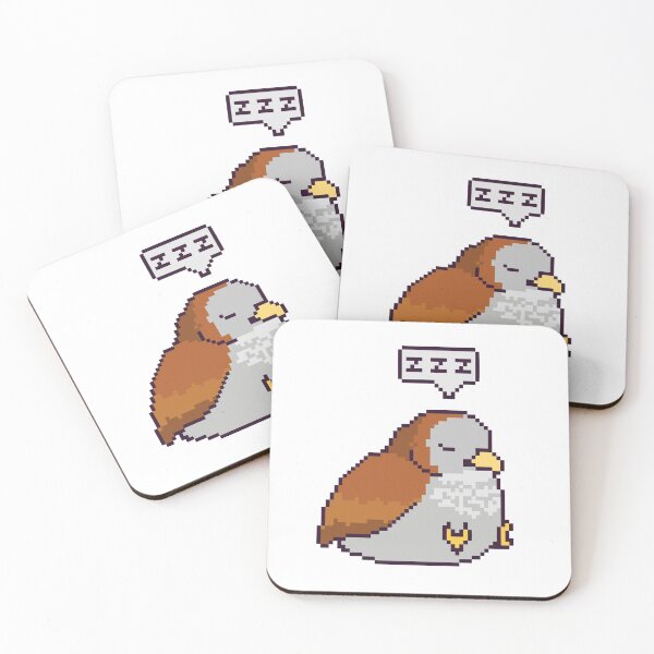 Item preview, Birb - Sleeping little sparrow designed and sold by AlbinoSnowman.