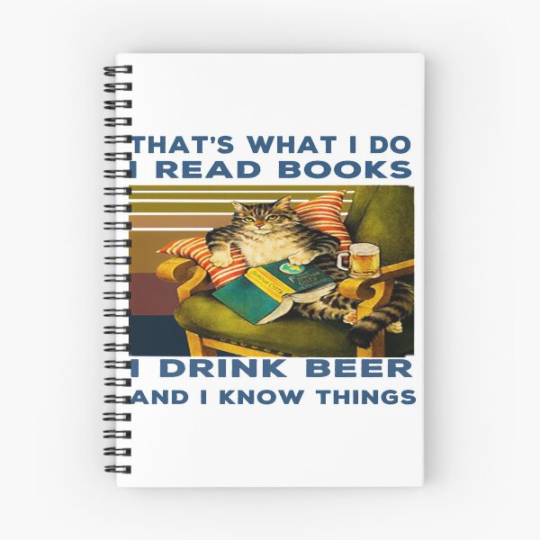 Item preview, Cat Read Books Drink Beer  designed and sold by CARDWELL-COWEL.