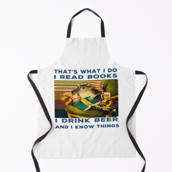 Item preview, Cat Read Books Drink Beer designed and sold by CARDWELL-COWEL.
