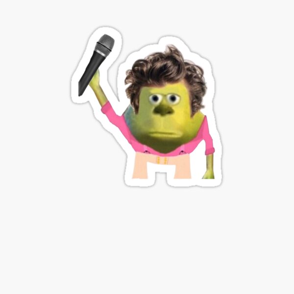 Harry Styles as Mike Wazowski Sticker