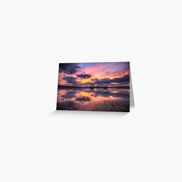 Purple Bembridge Greeting Card