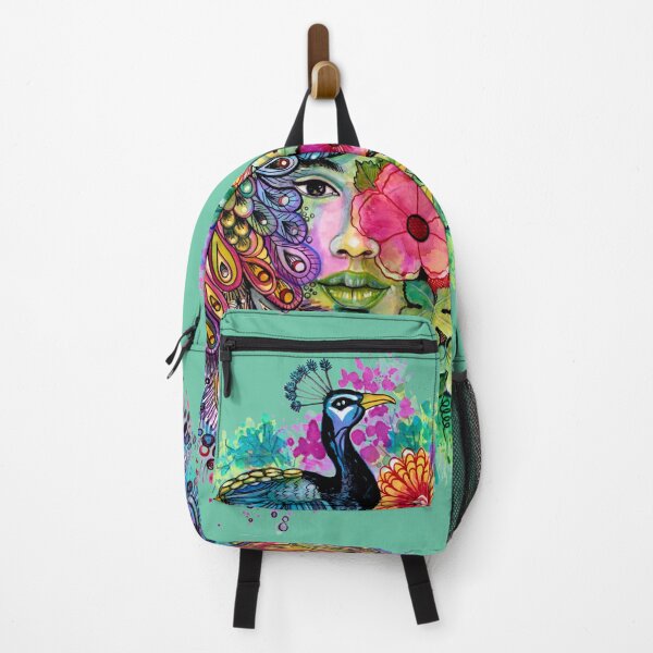 Item preview, Face and peacock designed and sold by varelagraphics.