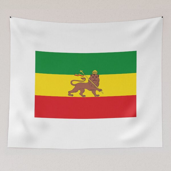 Item preview, RASTAFARI LION FLAG designed and sold by DRIPPED-STORE.