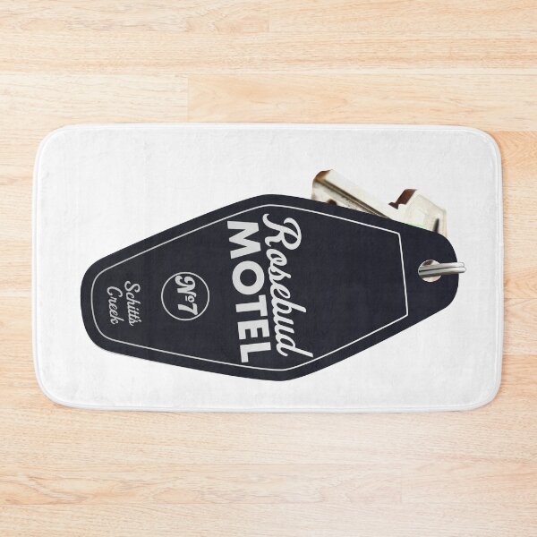 Item preview, Schitt's Creek Rosebud Motel Key Tag for Room 7, Retro design in black designed and sold by The-Goods.