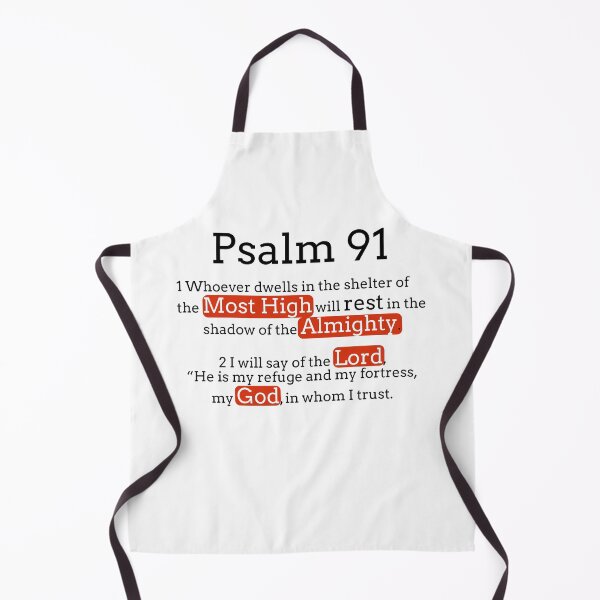 Item preview, Psalm 91: 1-2 God protection Bible verses designed and sold by PlusAdore.