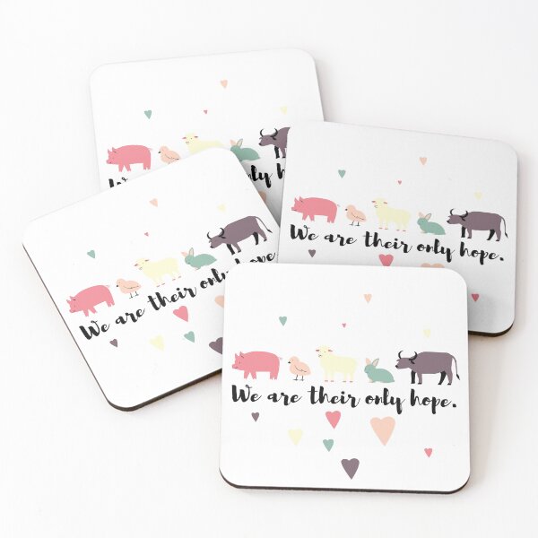 Item preview, We are their only hope | Animals | Pig Chick Sheep Rabbit Bull designed and sold by EarlessPierre.