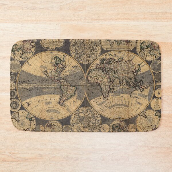 Item preview, 18-19 CENTURY WORLD MAP designed and sold by Artaxias_Designs.