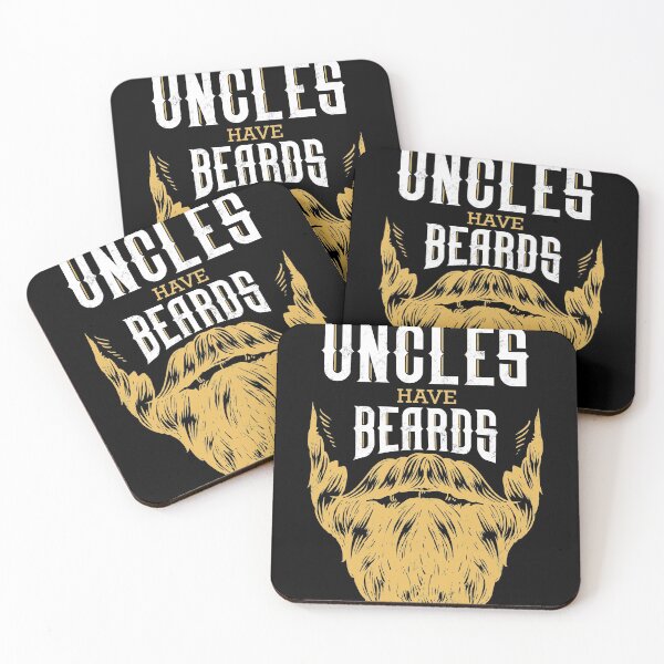 Item preview, Best Uncles Have Beards design, Uncle design, Beard gift print designed and sold by Lisbob.