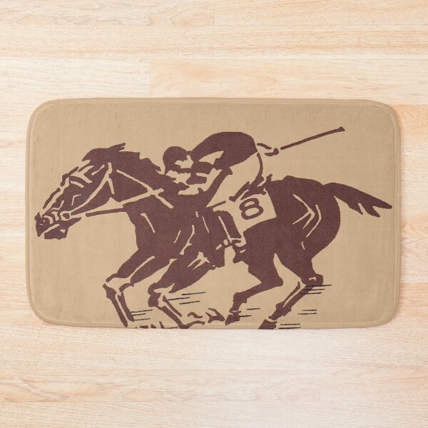 Item preview, Horse Racing Minimalist Vintage Poster designed and sold by vintagevivian.