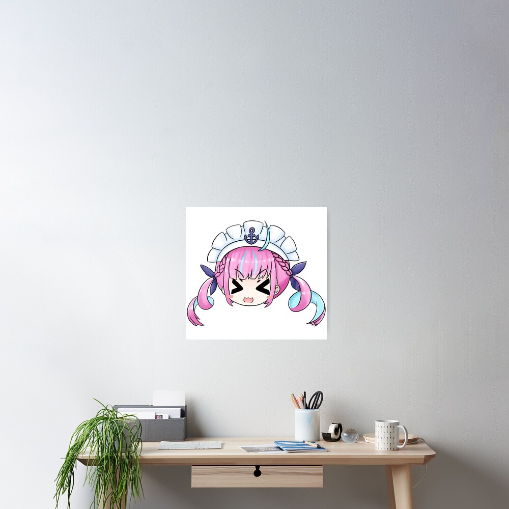 "Minato Aqua Chibi" Poster By Ace1021 | Redbubble