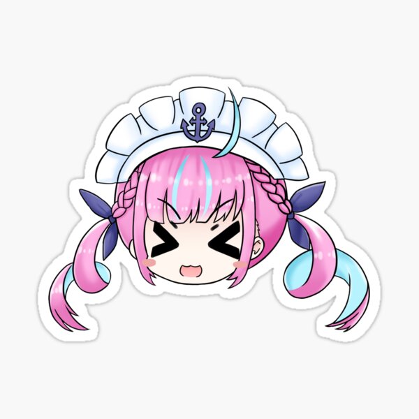 "Minato Aqua Chibi" Sticker For Sale By Ace1021 | Redbubble