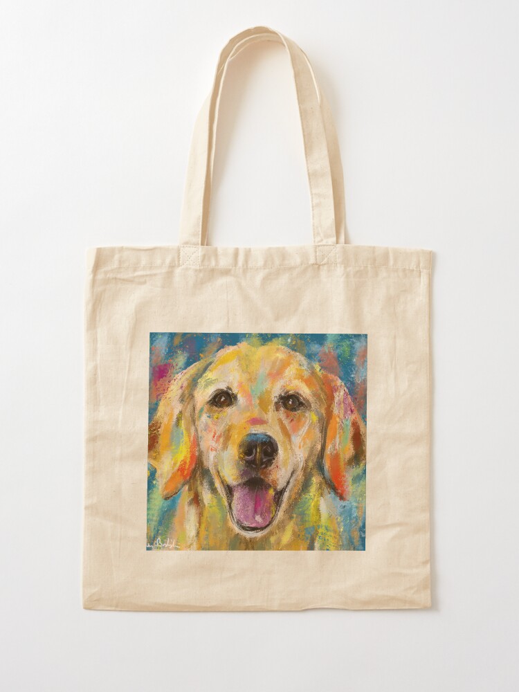 golden retriever tote bag