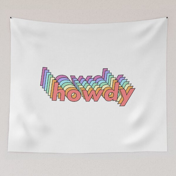 Item preview, Howdy Retro Rainbow designed and sold by ind3finite.