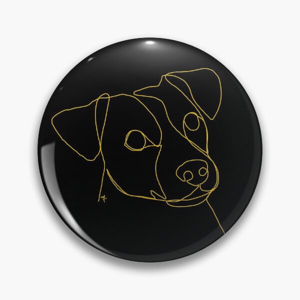 Item preview, Jack Russell Terrier One Line Illustration designed and sold by noiza.