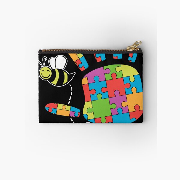 Item preview, Bee Kind Beautiful Autism Awareness Gift gift design Puzzle print designed and sold by Lisbob.