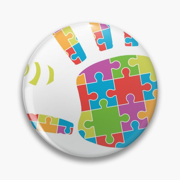 Item preview, Bee Kind Beautiful Autism Awareness Gift gift design Puzzle print designed and sold by Lisbob.