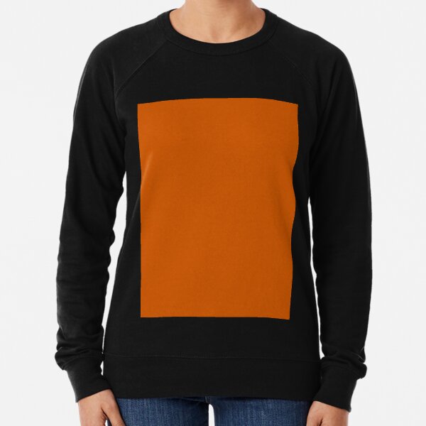 burnt orange sweatshirt