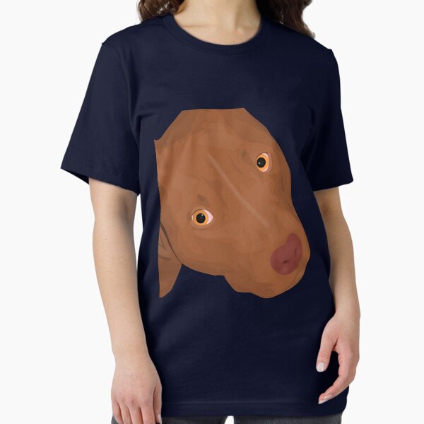 Item preview, Cute Red Nose Pitbull Portrait - Vector Art designed and sold by ibadishi.