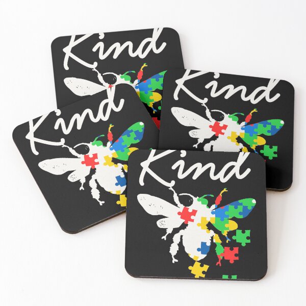 Item preview, Bee Kind Beautiful Autism Awareness Gift gift design Puzzle graphic designed and sold by Lisbob.