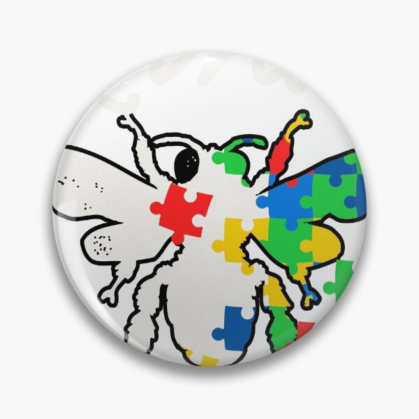 Item preview, Bee Kind Beautiful Autism Awareness Gift gift design Puzzle graphic designed and sold by Lisbob.