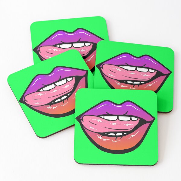 Item preview, Purple and Orange Ombre Lips designed and sold by avejane.