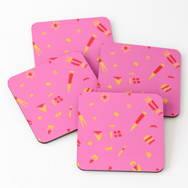 Item preview, Memphis and symbol pink colour artwork designed and sold by Giree07.