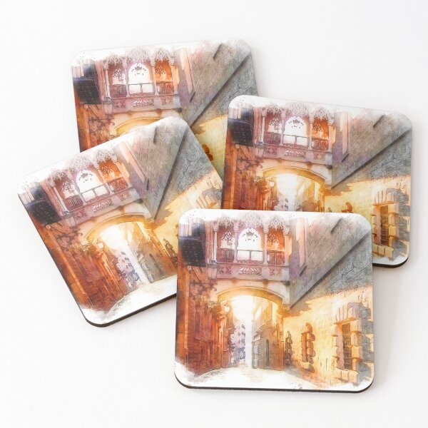 Item preview, Barcelona, Gothic Quarter designed and sold by AM FineArtPrints.