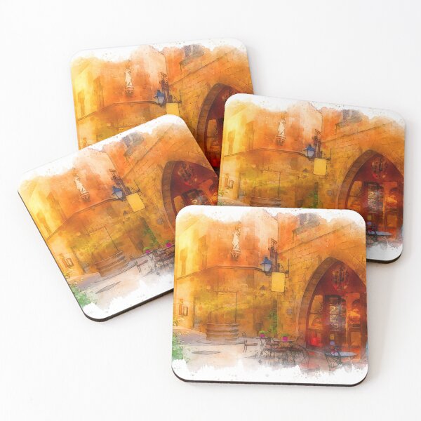 Item preview, Barcelona, Gothic Quarter designed and sold by AM FineArtPrints.