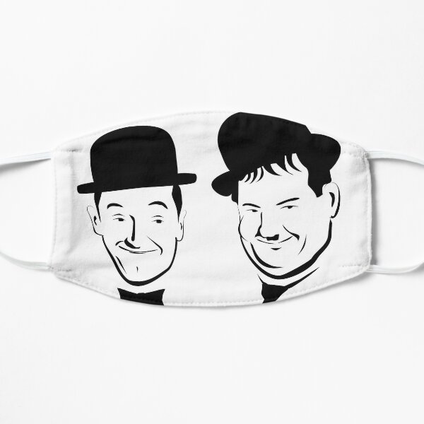 Download Laurel And Hardy Face Masks Redbubble PSD Mockup Templates