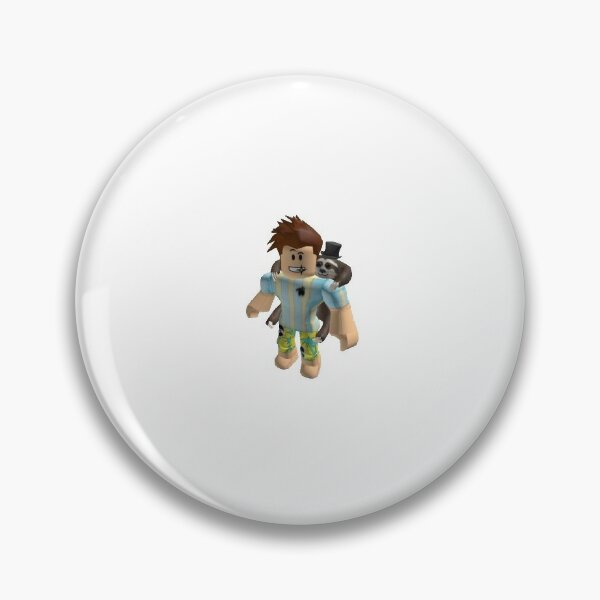 Robux Pins And Buttons Redbubble - roblox avatar mario get robux button