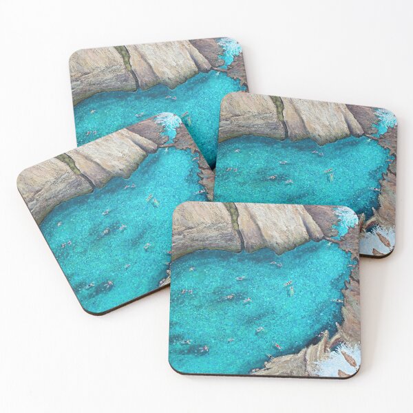 Blue Pool Bermagui Coasters (Set of 4)
