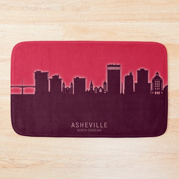Item preview, Asheville North Carolina Skyline designed and sold by ArtPrints.