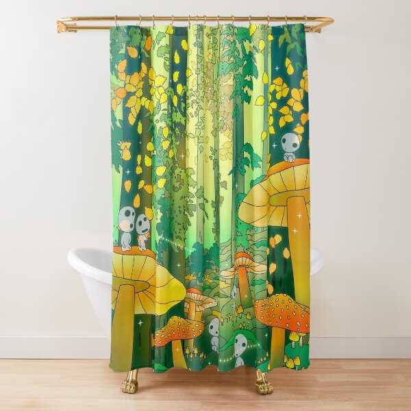Details about   BARGHE Japanese Shower Curtain Anime Shower Curtain Mountain Shower Curtain Wave 
