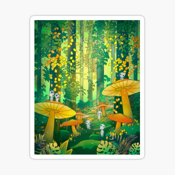 Enchanted Forest Stickers Redbubble