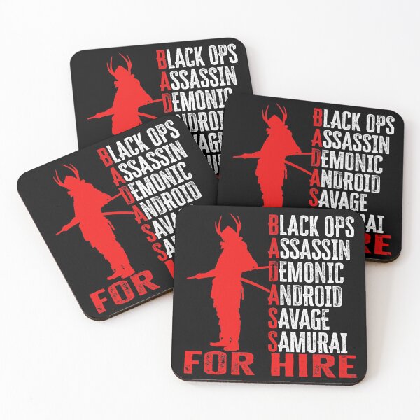 Item preview, Badass For Hire designed and sold by MaddFictional.
