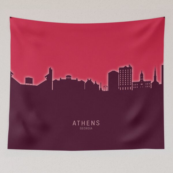 Item preview, Athens Georgia Skyline designed and sold by ArtPrints.