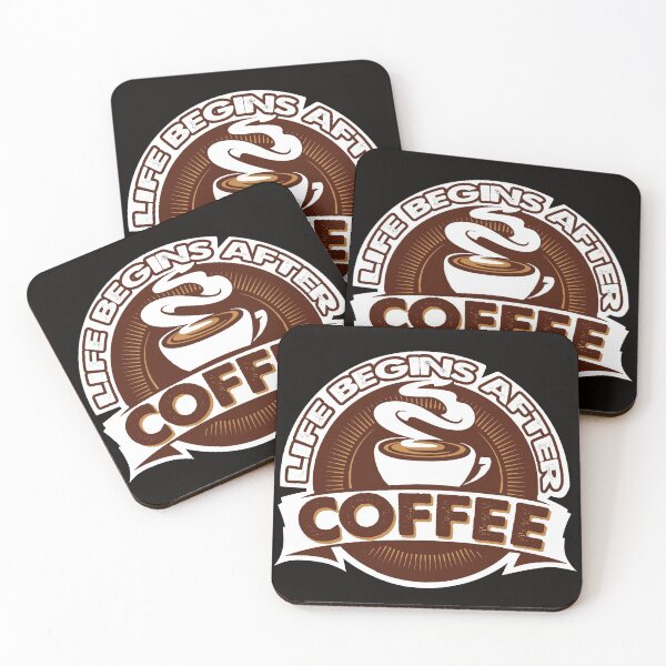 Item preview, Life Begins After Coffee designed and sold by Eagle4414.