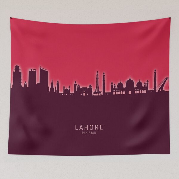 Item preview, Lahore Pakistan Skyline designed and sold by ArtPrints.