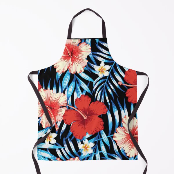 Item preview, Hibiscus floral pattern - red and blue flowers designed and sold by Rakesh Murugan.