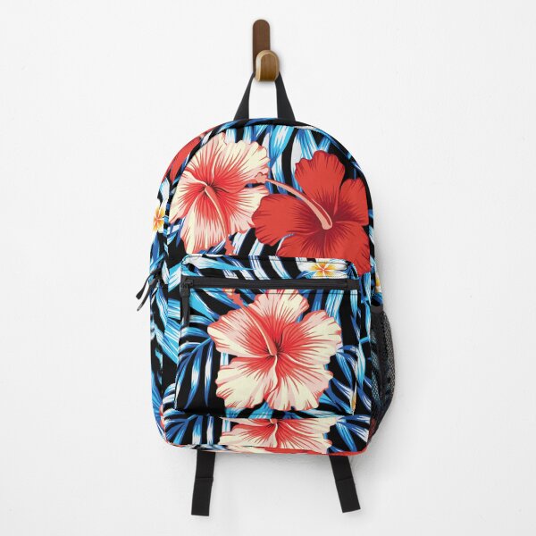 Item preview, Hibiscus floral pattern - red and blue flowers designed and sold by Rakesh Murugan.