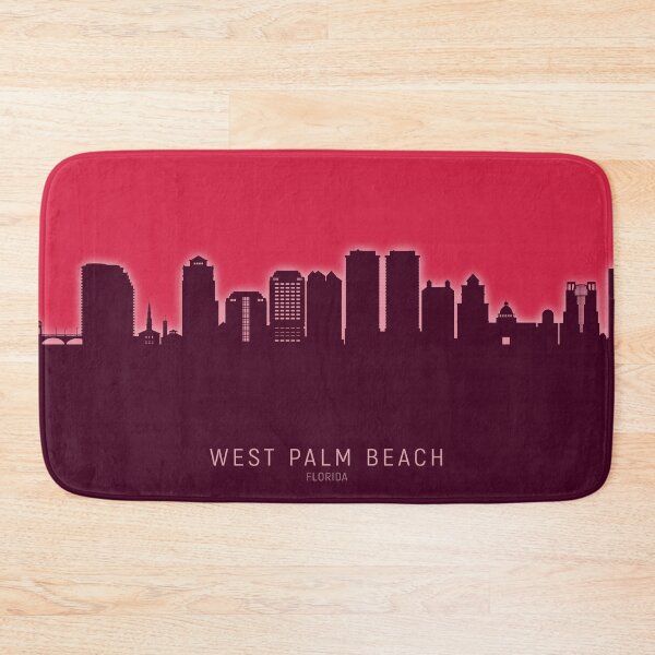 Item preview, West Palm Beach Florida Skyline designed and sold by ArtPrints.