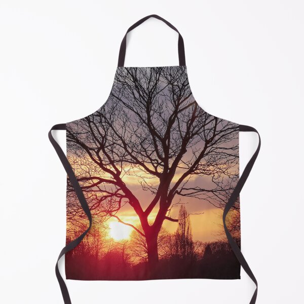 Item preview, Twisty Tree Branches Shiluettes in Sunset designed and sold by S Y N T H R E A L M.