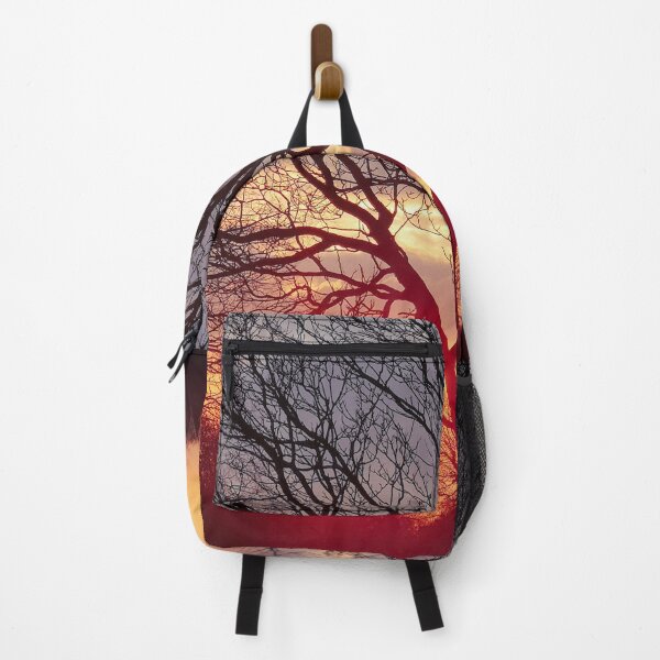 Item preview, Twisty Tree Branches Shiluettes in Sunset designed and sold by S Y N T H R E A L M.