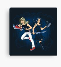 Axe Sisters Canvas Print