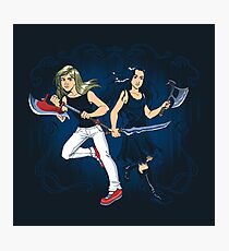 Axe Sisters Photographic Print